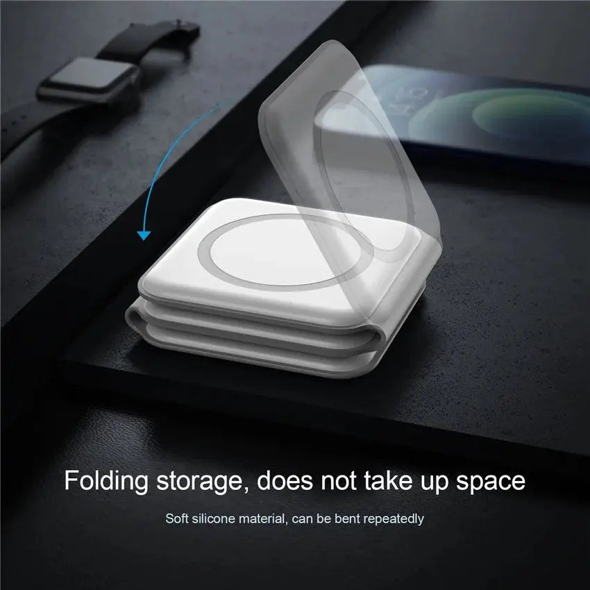 EGS™ 100W 3 in 1 foldable Wireless Charger Pad Stand for iPhone 15 14 13 12Pro Max Airpods iWatch Fast Wireless Charging Dock Station - Everywhere Global Store